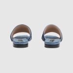 Women’s slide sandal with Gucci script - Image 4